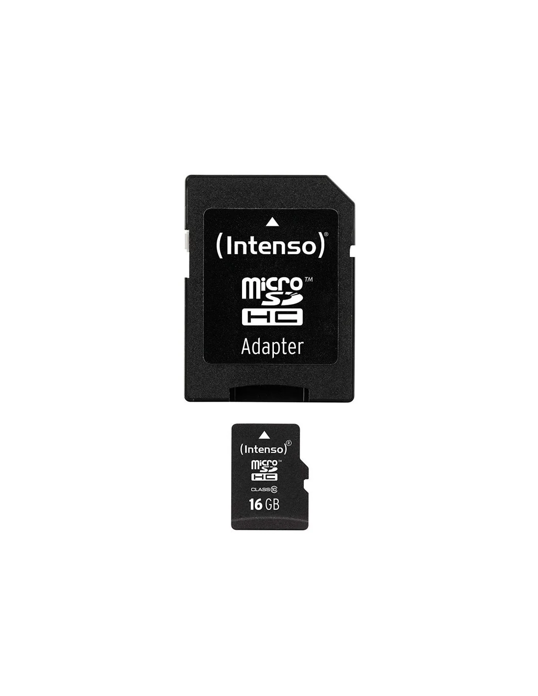 Intenso 3413470 Micro SD clase 10 16GB c/adapt