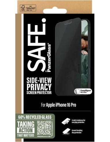 PanzerGlass SAFE Protector de Pantalla con Privacidad para iPhone 16 Pro