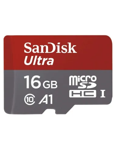 SanDisk Ultra A1 16GB MicroSDHC UHS-1 Clase 10 + Adaptador