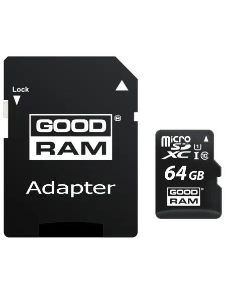 Goodram M1AA Micro SD clase 10 64GB c/adapt