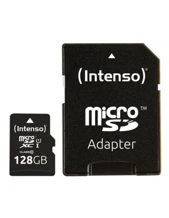 Intenso 3423491 Micro SD UHS-I Premium 128G c/adap