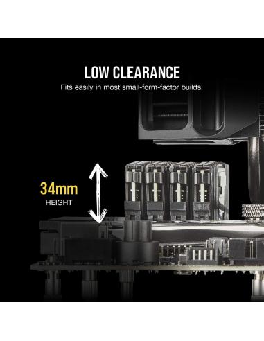 Corsair Vengeance LPX DDR4 3200MHz PC4-25600 32GB (2x16GB) CL16 Negras