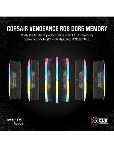 Corsair Vengeance RGB DDR5 5600MHz 32GB (2x16GB) CL40 Negras