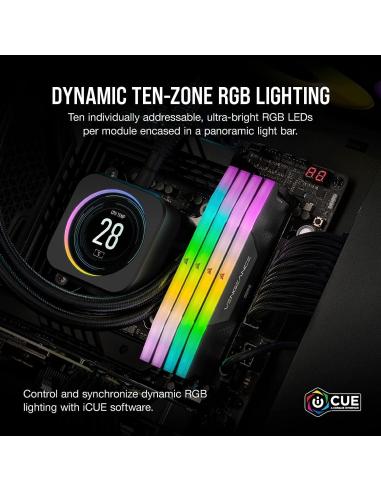 Corsair Vengeance RGB DDR5 5600MHz 32GB (2x16GB) CL40 Negras