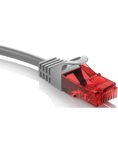 Ewent IM1006 Cable de Red RJ45 Cat 6 U/UTP 1m Gris