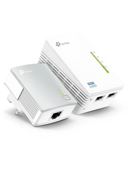 TP-Link TL-WPA4220 KIT PLC Powerline Red Eléctrica AV600 + WiFi 4 N300 2 Unidades