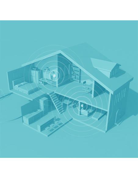 TP-Link TL-WPA4220 KIT PLC Powerline Red Eléctrica AV600 + WiFi 4 N300 2 Unidades