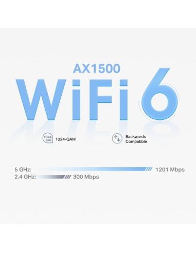 TP-Link Deco X10 Sistema Deco Wi-Fi 6 Mesh AI AX1500 Doble Banda Blanco Pack 3 Unidades