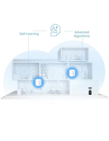 TP-Link Deco X10 Sistema Deco Wi-Fi 6 Mesh AI AX1500 Doble Banda Blanco Pack 3 Unidades