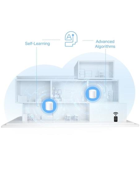 TP-Link Deco X10 Sistema Deco Wi-Fi 6 Mesh AI AX1500 Doble Banda Blanco Pack 3 Unidades