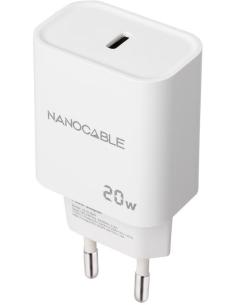 Nanocable 10.10.2005 Cargador USB-C 20W Blanco-ADAP61090