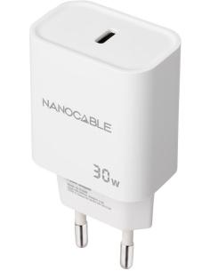 Nanocable 10.10.2009 Cargador USB-C 30W Blanco-ADAP61094