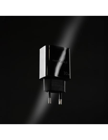 Nanocable 10.10.2010 Cargador USB-C 30W Negro