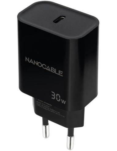 Nanocable 10.10.2010 Cargador USB-C 30W Negro