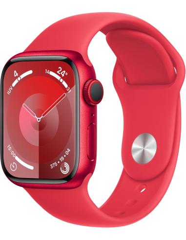 Apple Watch Series 9 GPS + Cellular 41mm Caja de Aluminio con Correa Deportiva Rojo S/M