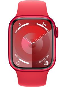 Apple Watch Series 9 GPS 41mm Caja de Aluminio con Correa Deportiva Rojo M/L