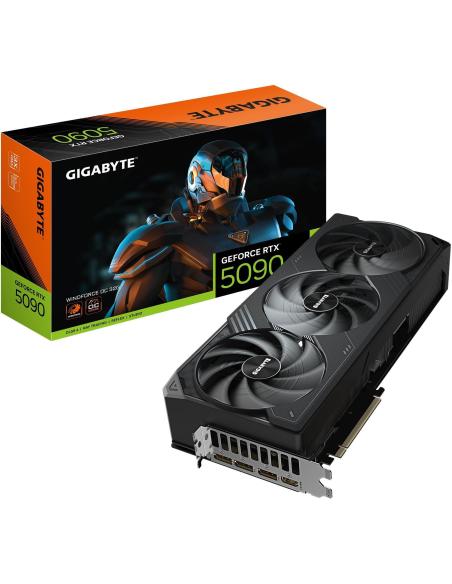 Gigabyte GeForce RTX 5090 Winforce OC 32GB DDR7 DLSS4 Negro