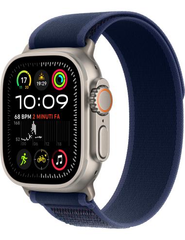 Apple Watch Ultra 2 GPS + Cellular 49mm Caja Natural Titanio con Correa Trail Loop S/M Azul
