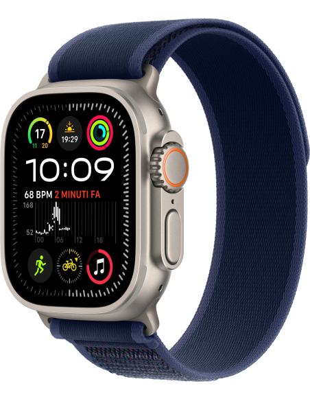 Apple Watch Ultra 2 GPS + Cellular 49mm Caja Natural Titanio con Correa Trail Loop S/M Azul