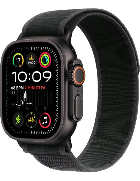 Apple Watch Ultra 2 GPS + Cellular 49mm Caja Negra Titanio con Correa Trail Loop S/M Negra