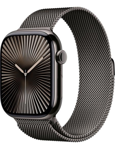 Apple Watch Series 10 GPS + Cellular 42mm Caja Titanio Natural con Correa Milanese Acero Inoxidable M/L