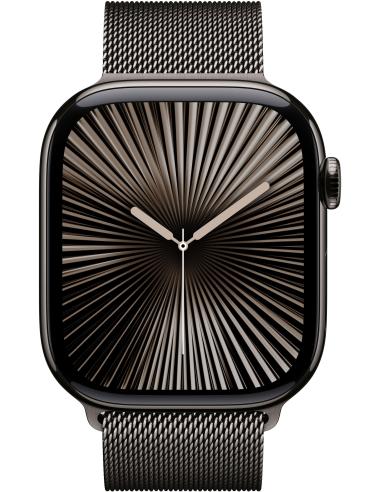 Apple Watch Series 10 GPS + Cellular 42mm Caja Titanio Natural con Correa Milanese Acero Inoxidable M/L