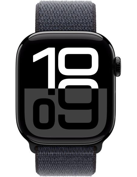 Apple Watch Series 10 GPS 42mm Caja Aluminio Negro Azabache con Correa Loop Deportiva Tinta