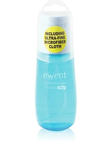 Ewent EW5671 Kit de Limpieza Spray de 200 + Gamuza