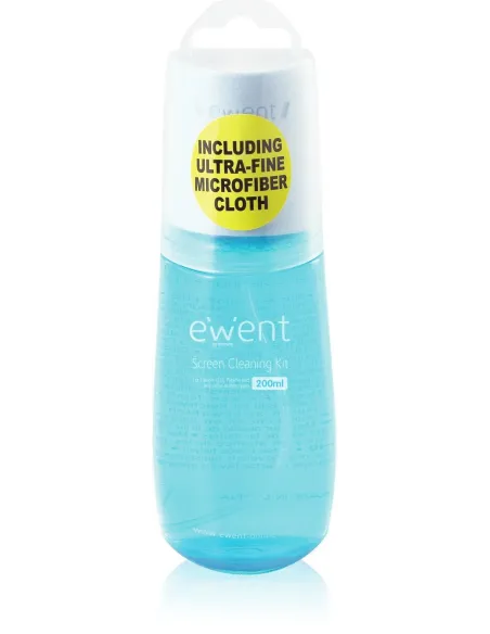 Ewent EW5671 Kit de Limpieza Spray de 200 + Gamuza