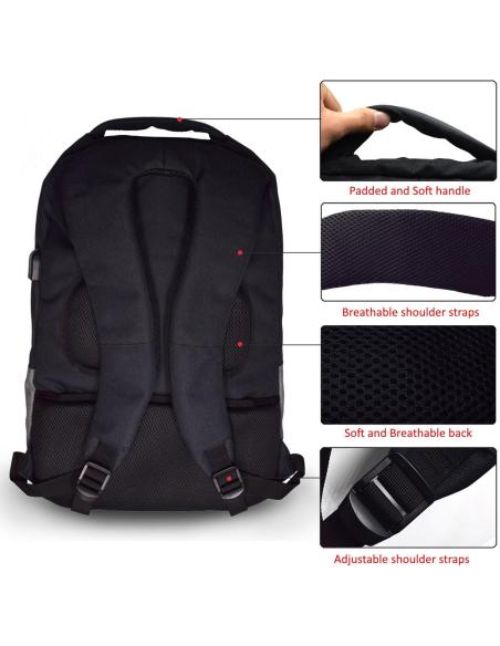 Ewent EW2529 Mochila para Portátil hasta 17.3" Negro