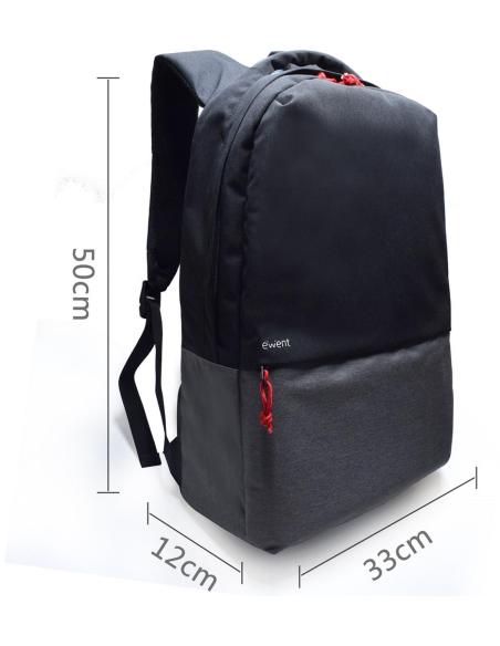 Ewent EW2529 Mochila para Portátil hasta 17.3" Negro