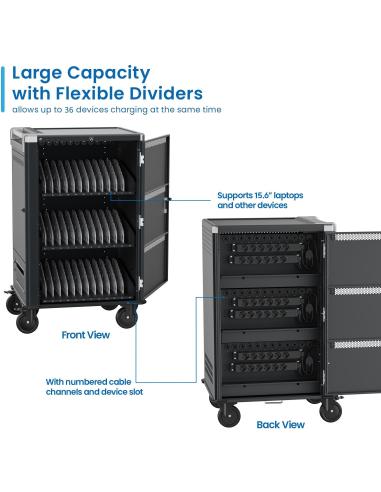 Ewent EW1701 Armario de Carga Inteligente hasta 36 dispositivos
