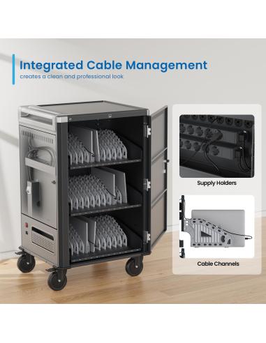 Ewent EW1701 Armario de Carga Inteligente hasta 36 dispositivos
