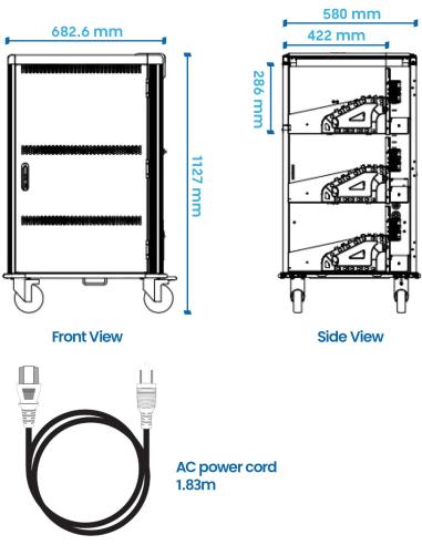 Ewent EW1701 Armario de Carga Inteligente hasta 36 dispositivos