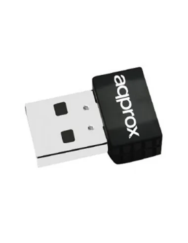 Approx APPUSB600NAV2 Nano Adaptador Inalámbrico USB WiFi 5 Doble Banda Negro