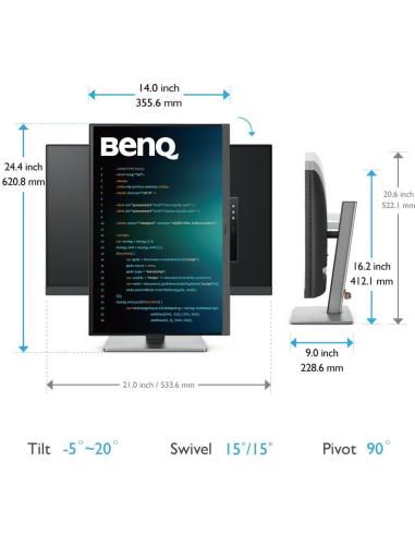 BenQ RD240Q 24.1" LED IPS WQHD HDR10 USB-C