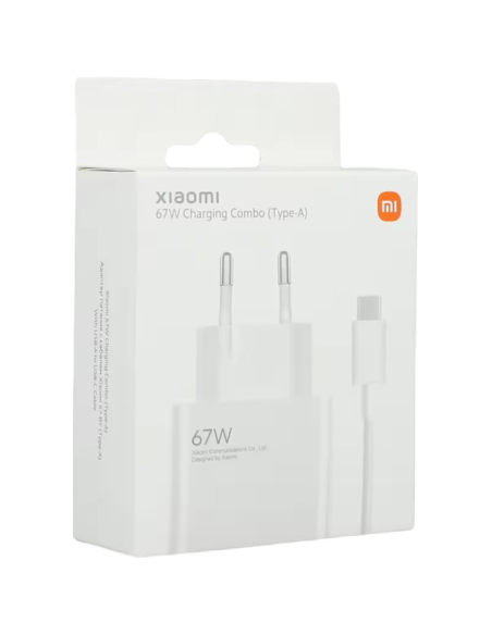 Xiaomi BHR9465EU Cargador de Carga Rápida 67W HyperCharge Combo (Type-A)