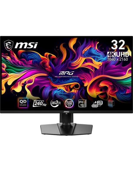 MSI MPG 321URX QD-OLED 31.5" QD-OLED UltraHD 4K 240Hz FreeSync Premium Pro USB-C