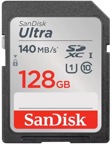 SanDisk Ultra SDHC 128GB UHS-I Clase 10