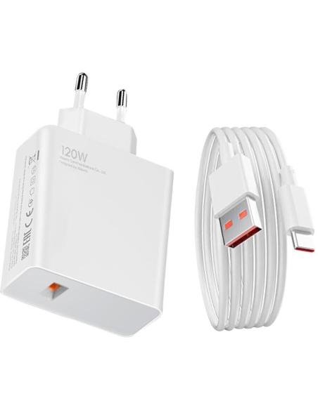 Xiaomi 120W Charging Combo Cargador USB-A Blanco