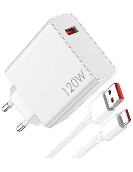 Xiaomi 120W Charging Combo Cargador USB-A Blanco