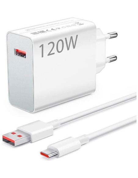 Xiaomi 120W Charging Combo Cargador USB-A Blanco