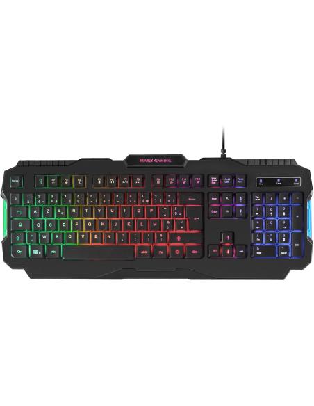 Mars Gaming MRK0 Teclado Gaming Retroiluminado Francés