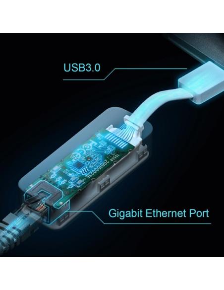 TP-Link UE300 Adaptador USB-A a RJ-45 Ethernet Gigabit Blanco