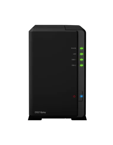 Synology DS218Play Servidor NAS Negro
