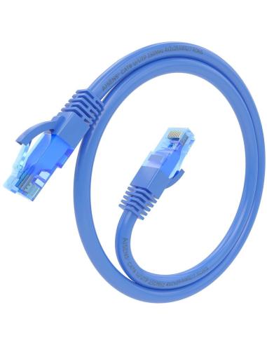 Aisens A135-0795 Cable de Red RJ-45 Cat.6 UTP 25cm Azul