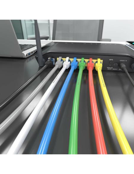 Aisens A135-0795 Cable de Red RJ-45 Cat.6 UTP 25cm Azul