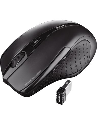 Cherry JW-T0100 Ratón Inalámbrico 1750DPI Negro