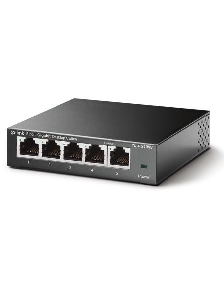 TP-Link TL-SG105S Switch L2 5 Puertos Gigabit Ethernet