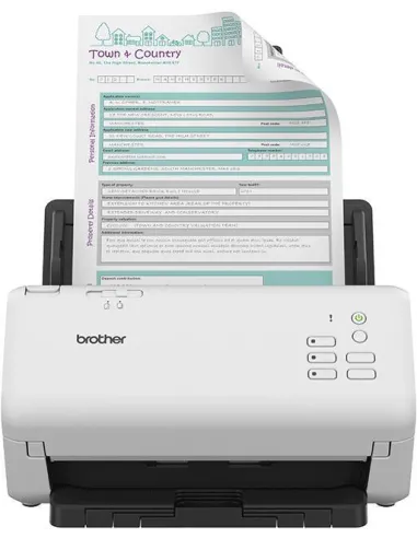 Brother ADS-4300N Escáner Profesional de Sobremesa con Conexión a Red Cableada